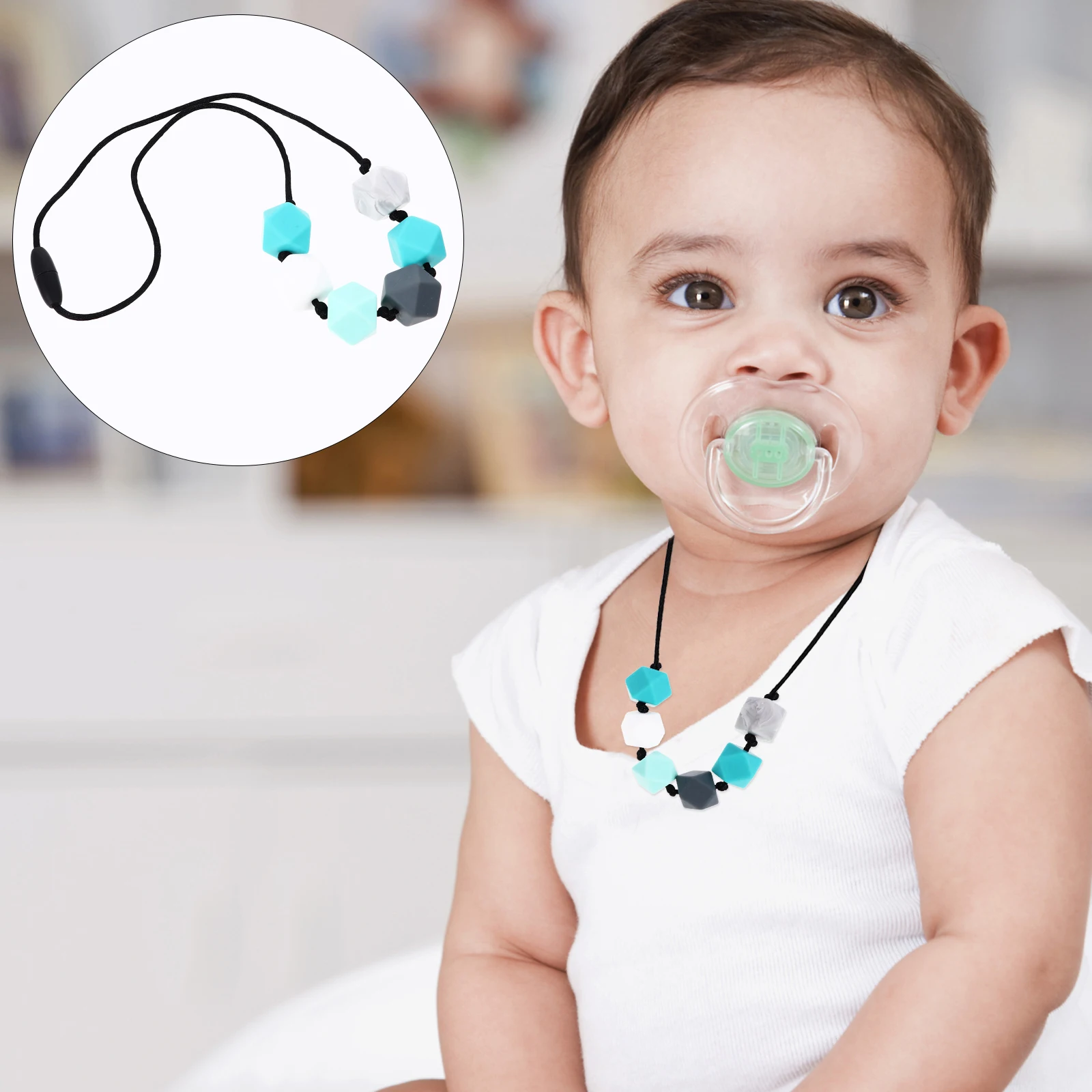 Teething Necklace Infant Nursing Silicone Molar Teether Plaything Silica Gel Newborn
Teething Necklace Infant Nursing Silicone Molar Teether Plaything Silica Gel Newborn