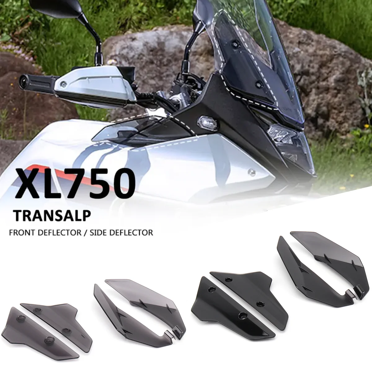 XL750 Transalp Motorcycle Front Wind Deflectors Side Spoiler Windshield Windscreen Fairing For Honda XL 750 Transalp 2023 2024
XL750 Transalp Motorcycle Front Wind Deflectors Side Spoiler Windshield Windscreen Fairing For Honda XL 750 Transalp 2023 2024