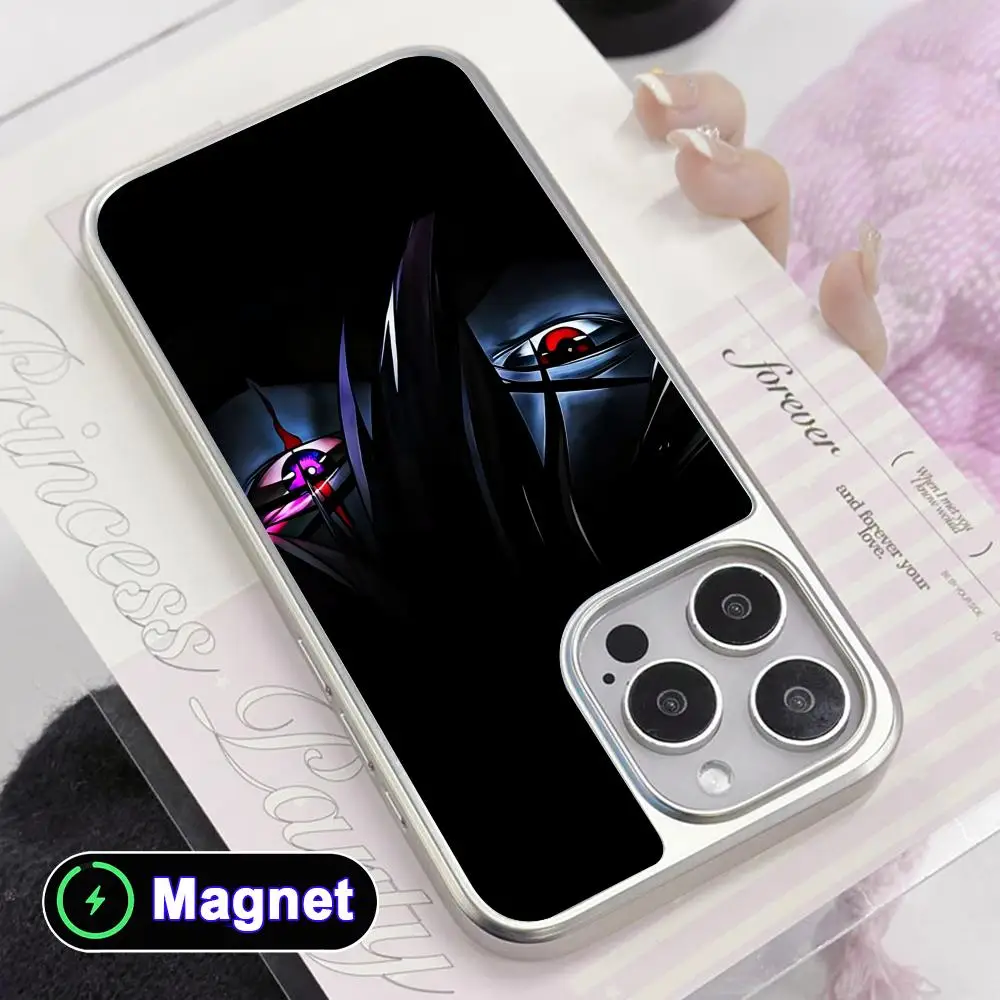 Чехол для телефона с аниме-глазами для iPhone 17 16 15 14 13 12 11 Air Pro Max Plus, гальванизированный серебристый чехол Magsafe
Чехол для телефона с аниме-глазами для iPhone 17 16 15 14 13 12 11 Air Pro Max Plus, гальванизированный серебристый чехол Magsafe