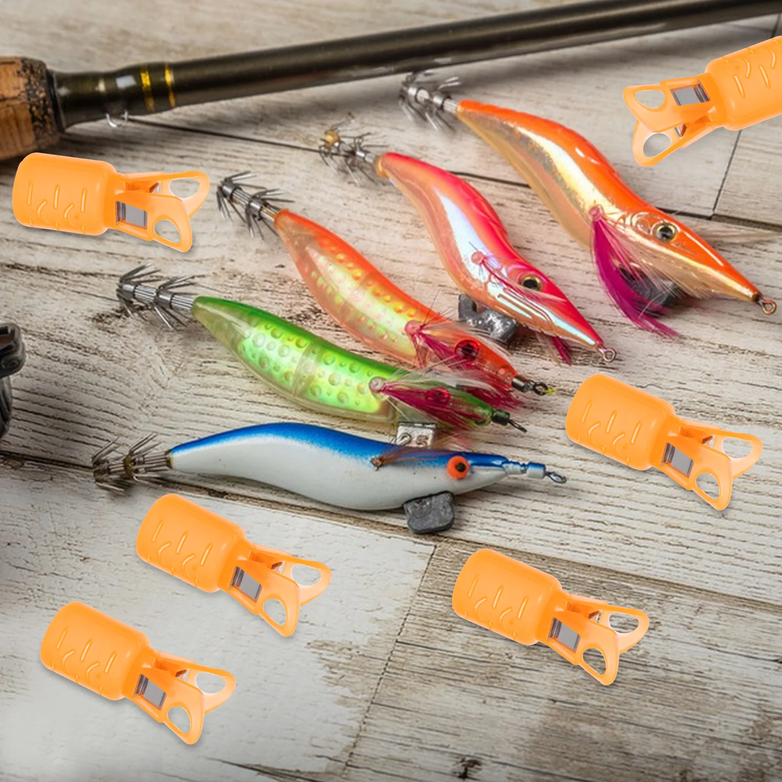 10pcs Squid Needle Protective Covers Soft Rigs Bonnet Durable Hook Guard Anti Scratch Thick Design Fishing Hook Safety Holder
10pcs Squid Needle Protective Covers Soft Rigs Bonnet Durable Hook Guard Anti Scratch Thick Design Fishing Hook Safety Holder