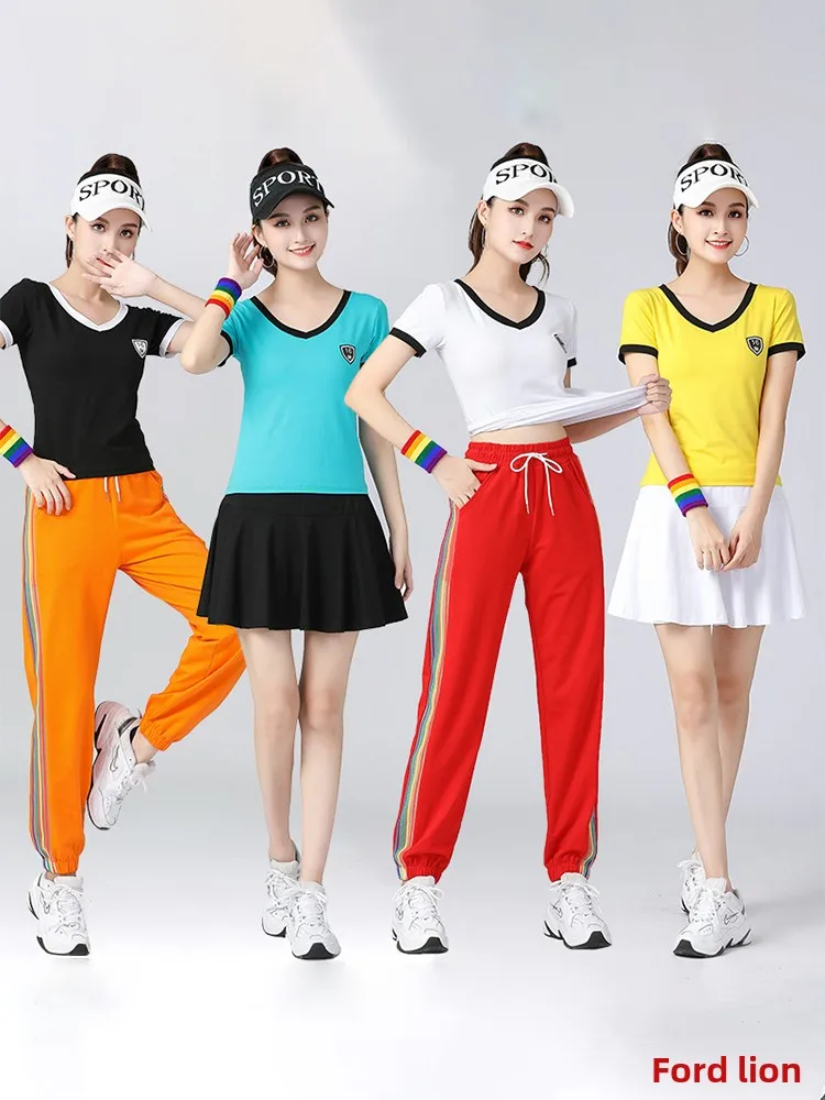 New Square Dance T Fitn Sports Dancewear V-Ne ort Sve Cotton Blend Elastic orms Summer Outfit Ensemble
New Square Dance T Fitn Sports Dancewear V-Ne ort Sve Cotton Blend Elastic orms Summer Outfit Ensemble