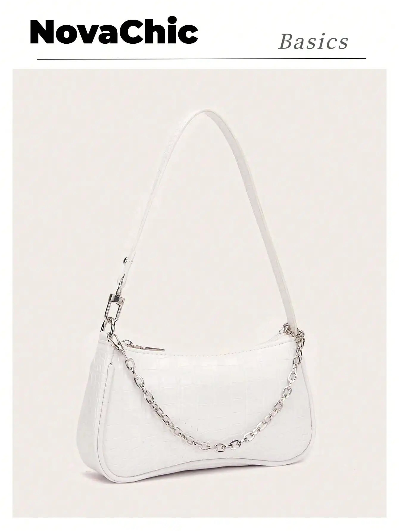 Novachic Minimalist Straw Bag With Shell, Pearl, Starfish Chain Decor, Zipper Closure Shoulder Bag, Hobo Bag, Suitable For Daily Use And Vacation, Summer Beach Style (Natural Shell Accessories May Occasionally Have Minor Damages During Transportation)
Novachic Minimalist Straw Bag With Shell, Pearl, Starfish Chain Decor, Zipper Closure Shoulder Bag, Hobo Bag, Suitable For Daily Use And Vacation, Summer Beach Style (Natural Shell Accessories May Occasionally Have Minor Damages During Transportation)