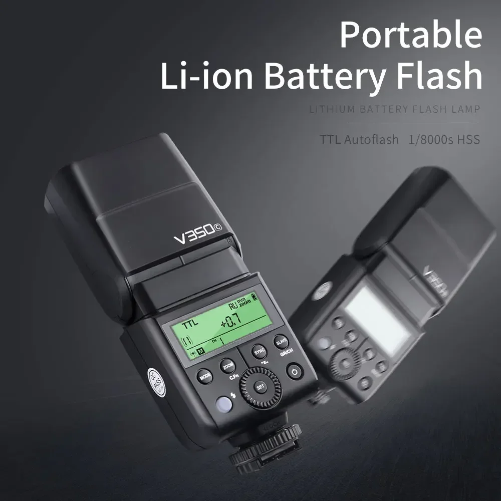Speedlite TTL HSS Camera Flash Built-in Lithium Battery for Fujifilm Fuji Sony Nikon Canon Olympus
Speedlite TTL HSS Camera Flash Built-in Lithium Battery for Fujifilm Fuji Sony Nikon Canon Olympus