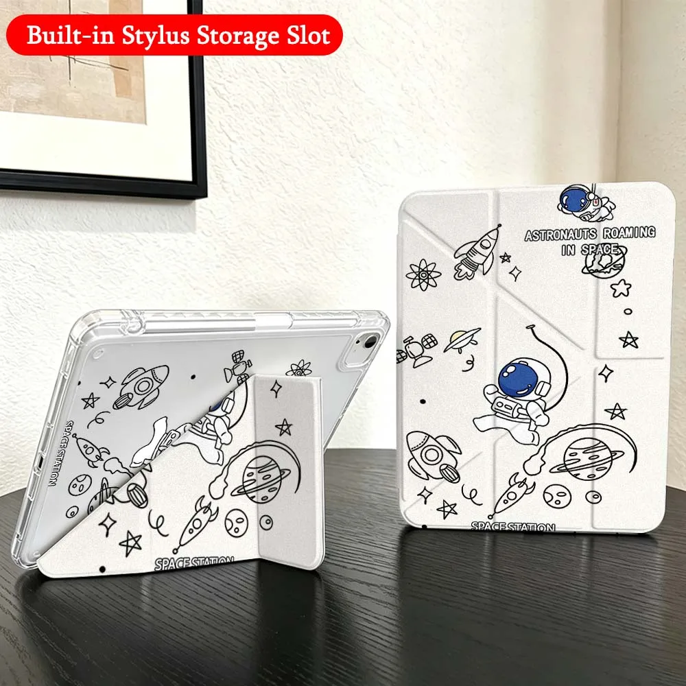 Astronaut Space Case For iPad Mini Pro Air 5 6 7 8 9 10th 11th 11 9.7 10.9 13 inch Transparent Y-Shaped Folding Tablet
Astronaut Space Case For iPad Mini Pro Air 5 6 7 8 9 10th 11th 11 9.7 10.9 13 inch Transparent Y-Shaped Folding Tablet