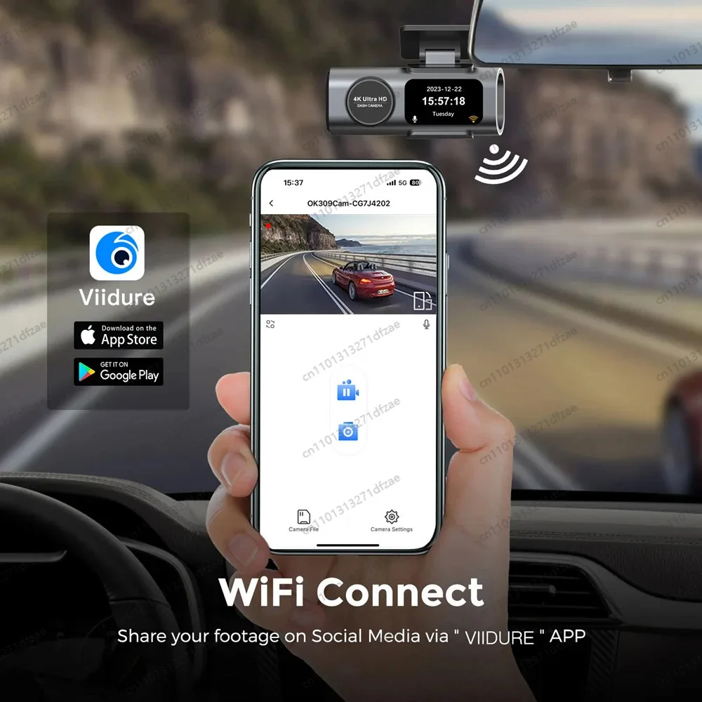 GOOD 4K High Definition Front and Rear Double Recording WiFi Mobile Phone Interconnection Hidden Car Recorder
GOOD 4K High Definition Front and Rear Double Recording WiFi Mobile Phone Interconnection Hidden Car Recorder