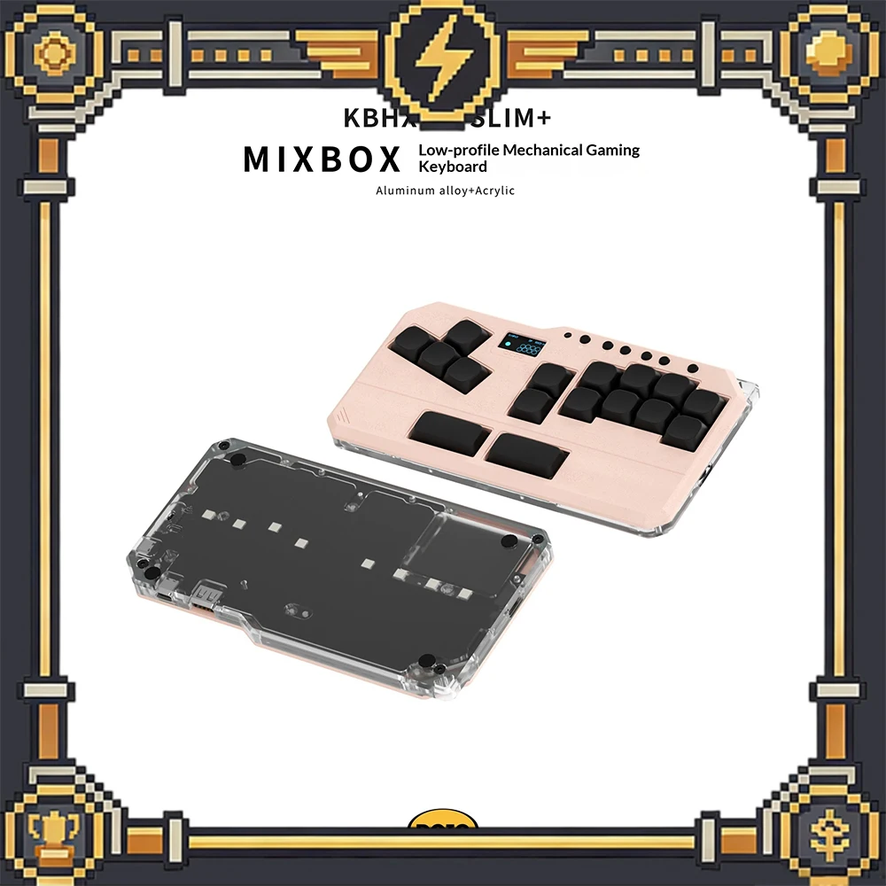 DOIO KBHX-01 game keyboard mIXBOX short axis Upgradeable 2.4G wireless keyboards Aluminum alloy CNC upper shell
DOIO KBHX-01 game keyboard mIXBOX short axis Upgradeable 2.4G wireless keyboards Aluminum alloy CNC upper shell