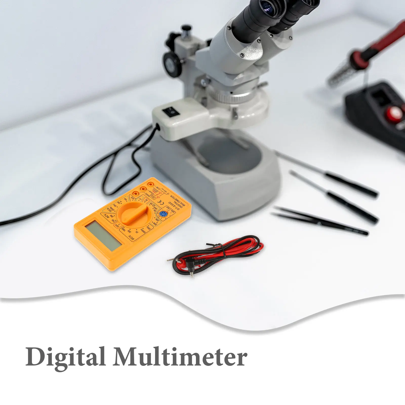 Digital Multimeter 3 1/2 LCD Display Measuring Instrument Tester Tool Voltage Current Resistance Diode Test Leads
Digital Multimeter 3 1/2 LCD Display Measuring Instrument Tester Tool Voltage Current Resistance Diode Test Leads
