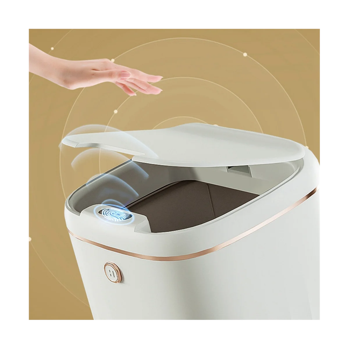 20L Smart Trash Can Automatic Waterproof Electric Waste Kitchen Bathroom Toilet Automatic Sensor Garbage Can-White
20L Smart Trash Can Automatic Waterproof Electric Waste Kitchen Bathroom Toilet Automatic Sensor Garbage Can-White