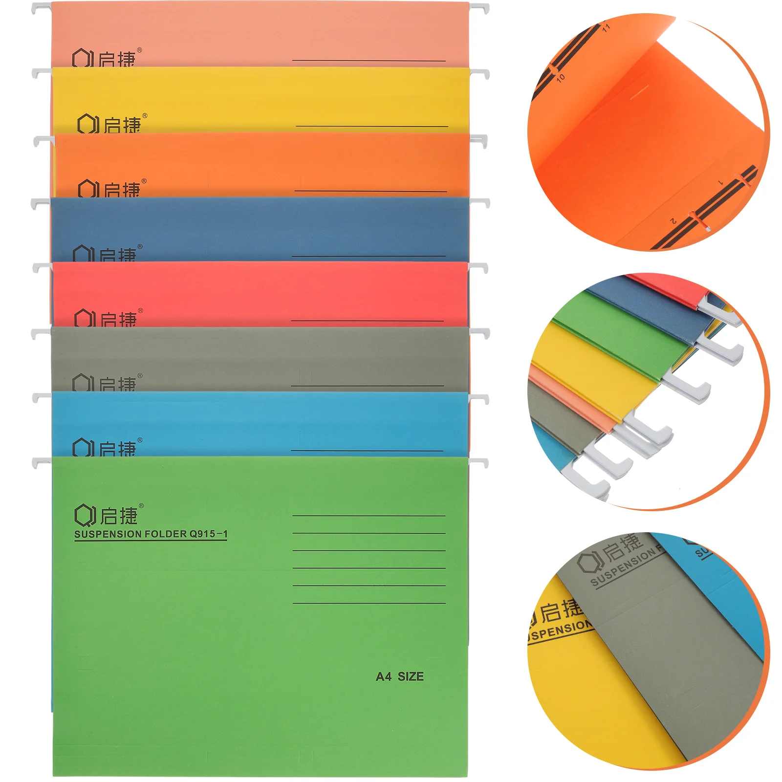 8 PCS File Folder Office Supplies Hanging Holder Document Stand Letter Documents Organizer
8 PCS File Folder Office Supplies Hanging Holder Document Stand Letter Documents Organizer