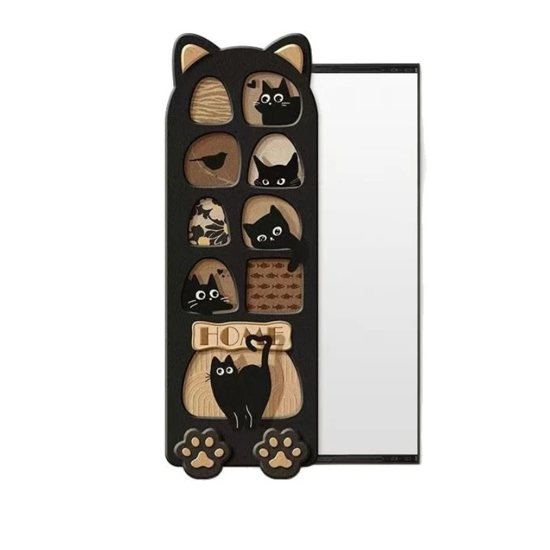 Full-length mirror decorative painting push-pull invisible cloakroom full-length mirror mural porch hanging painting cat
Full-length mirror decorative painting push-pull invisible cloakroom full-length mirror mural porch hanging painting cat