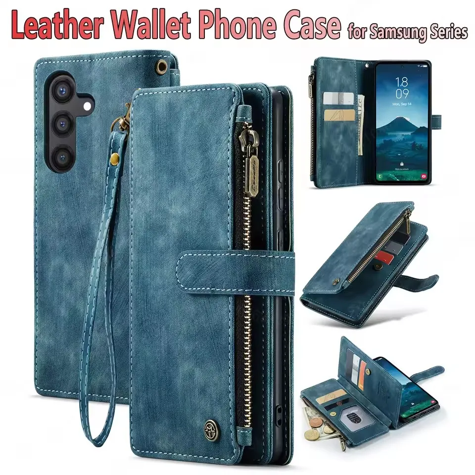 Кожаный чехол-кошелек CaseMe для Samsung Galaxy A17 A56 A36 A16 A55 A54 A53 A23 A52S A32 A34 A35 A13 A14 A15 A12 A22 A51 A72 Cover
Кожаный чехол-кошелек CaseMe для Samsung Galaxy A17 A56 A36 A16 A55 A54 A53 A23 A52S A32 A34 A35 A13 A14 A15 A12 A22 A51 A72 Cover