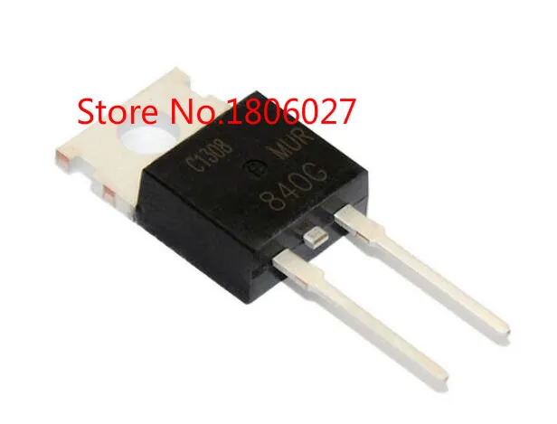 Отправьте бесплатно 20 шт. MUR840G MUR840 TO-220AC 400 В 8A выпрямительный диод с быстрым восстановлением
Отправьте бесплатно 20 шт. MUR840G MUR840 TO-220AC 400 В 8A выпрямительный диод с быстрым восстановлением