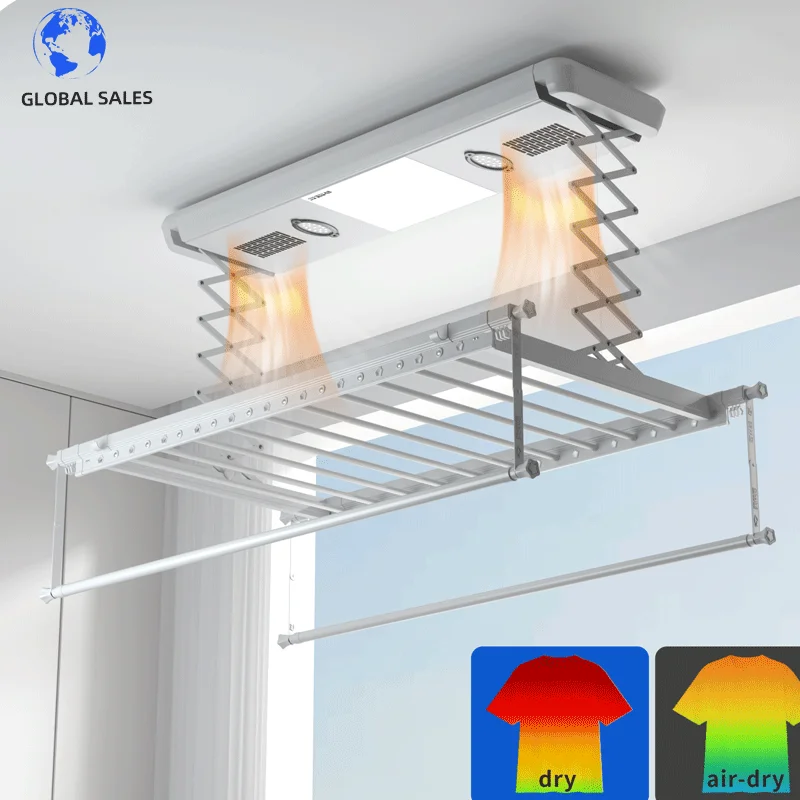 OEM Balcony Telescopic Clothes Drying Pole Intelligent Remote Control Automatic Lifting Clothes Intelligent Electric Drying Rack
OEM Balcony Telescopic Clothes Drying Pole Intelligent Remote Control Automatic Lifting Clothes Intelligent Electric Drying Rack