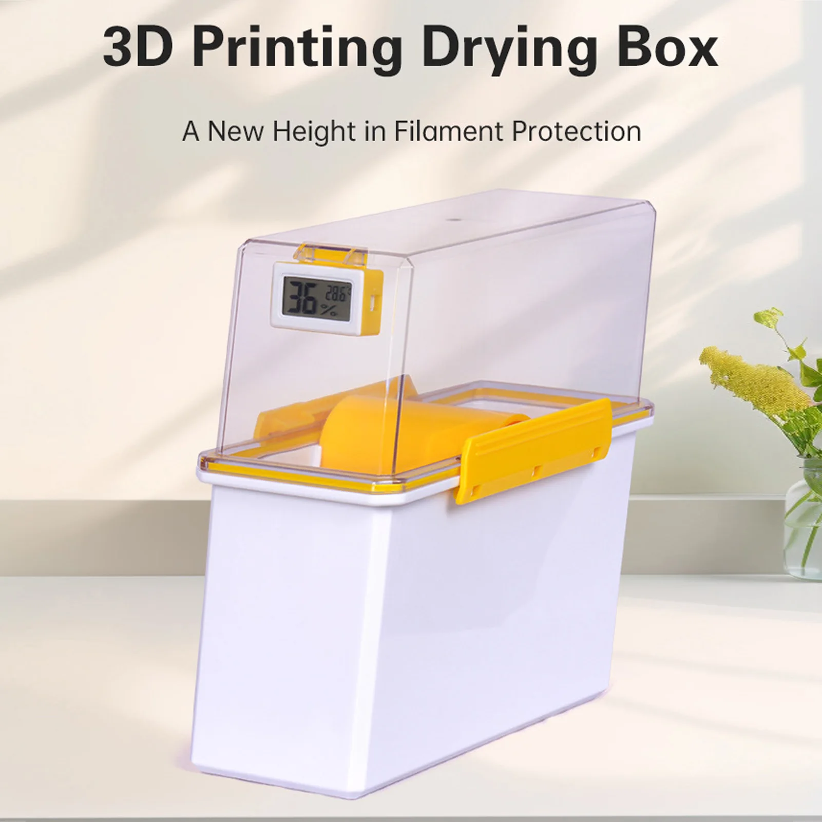 Коробка для сушки нити для 3D-печати с держателем катушки, измеритель температуры и влажности, 1 кг, герметичный контейнер для хранения нити
Коробка для сушки нити для 3D-печати с держателем катушки, измеритель температуры и влажности, 1 кг, герметичный контейнер для хранения нити