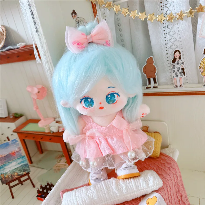 20cm Kawaii Sweet Girls Pink Bow Dress Suit Plush Doll Cute Stuffed Fat Body Naked Cotton Doll Soft DIY Toys for Kids Fans Gifts
20cm Kawaii Sweet Girls Pink Bow Dress Suit Plush Doll Cute Stuffed Fat Body Naked Cotton Doll Soft DIY Toys for Kids Fans Gifts