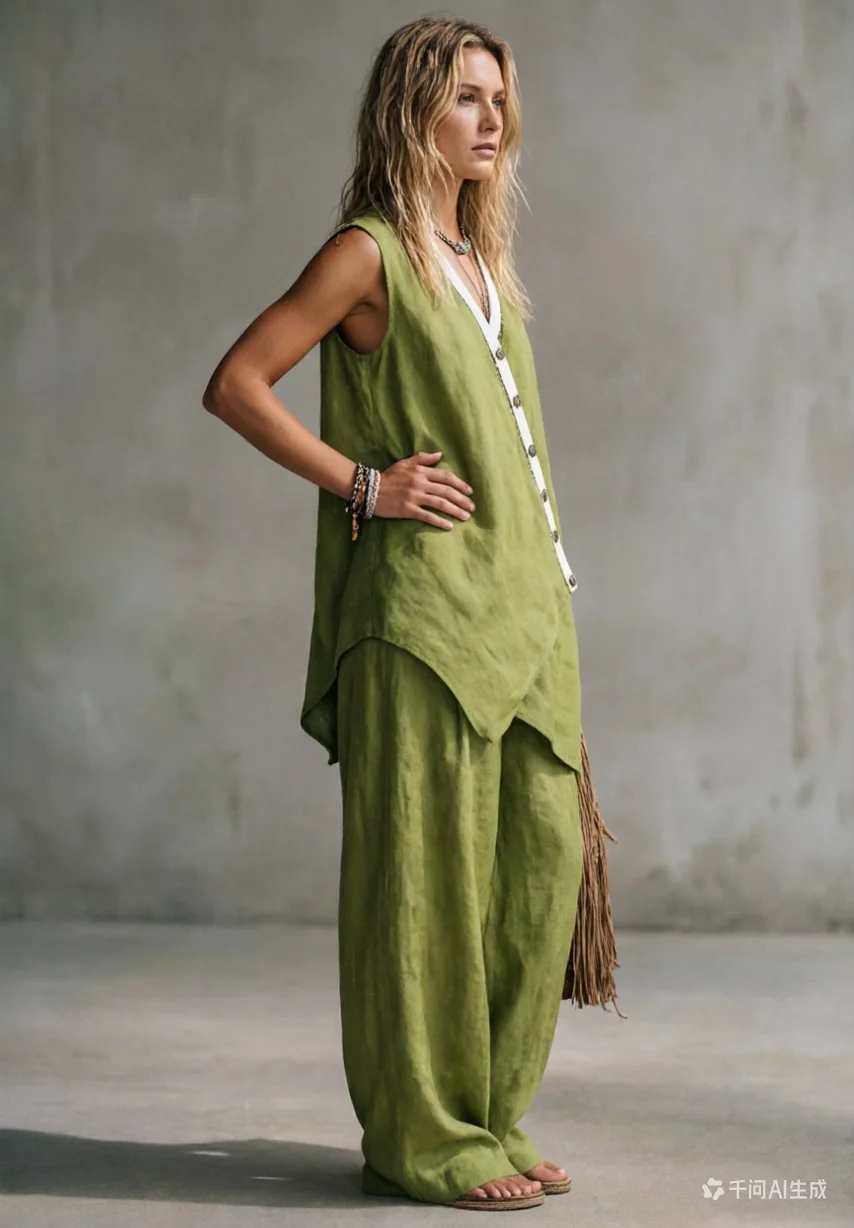 Summer Fashion Sleeveless Two Piece Set Woman Sexy V Neck Button Irregular Top Wide Leg Trousers Suit Contrast Casual Outfit
Summer Fashion Sleeveless Two Piece Set Woman Sexy V Neck Button Irregular Top Wide Leg Trousers Suit Contrast Casual Outfit