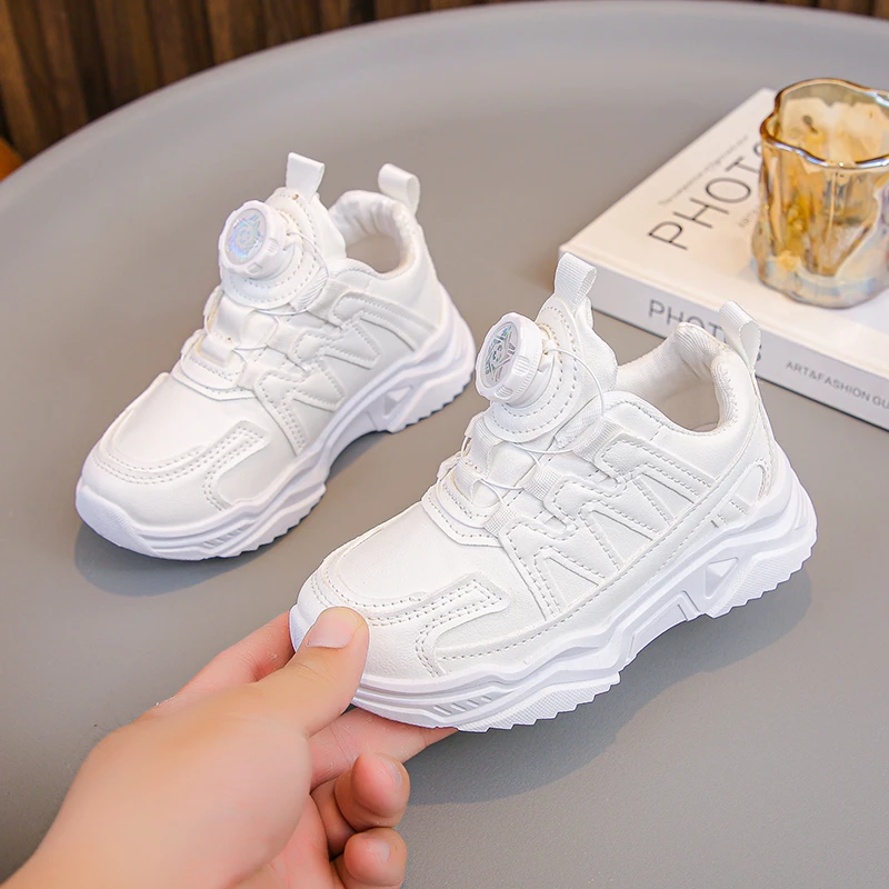 Kids White Sneakers Solid Color Casual Sports Shoes for Boy Girl School Breathable Running Non-slip Children Basketball Sneakers
Kids White Sneakers Solid Color Casual Sports Shoes for Boy Girl School Breathable Running Non-slip Children Basketball Sneakers