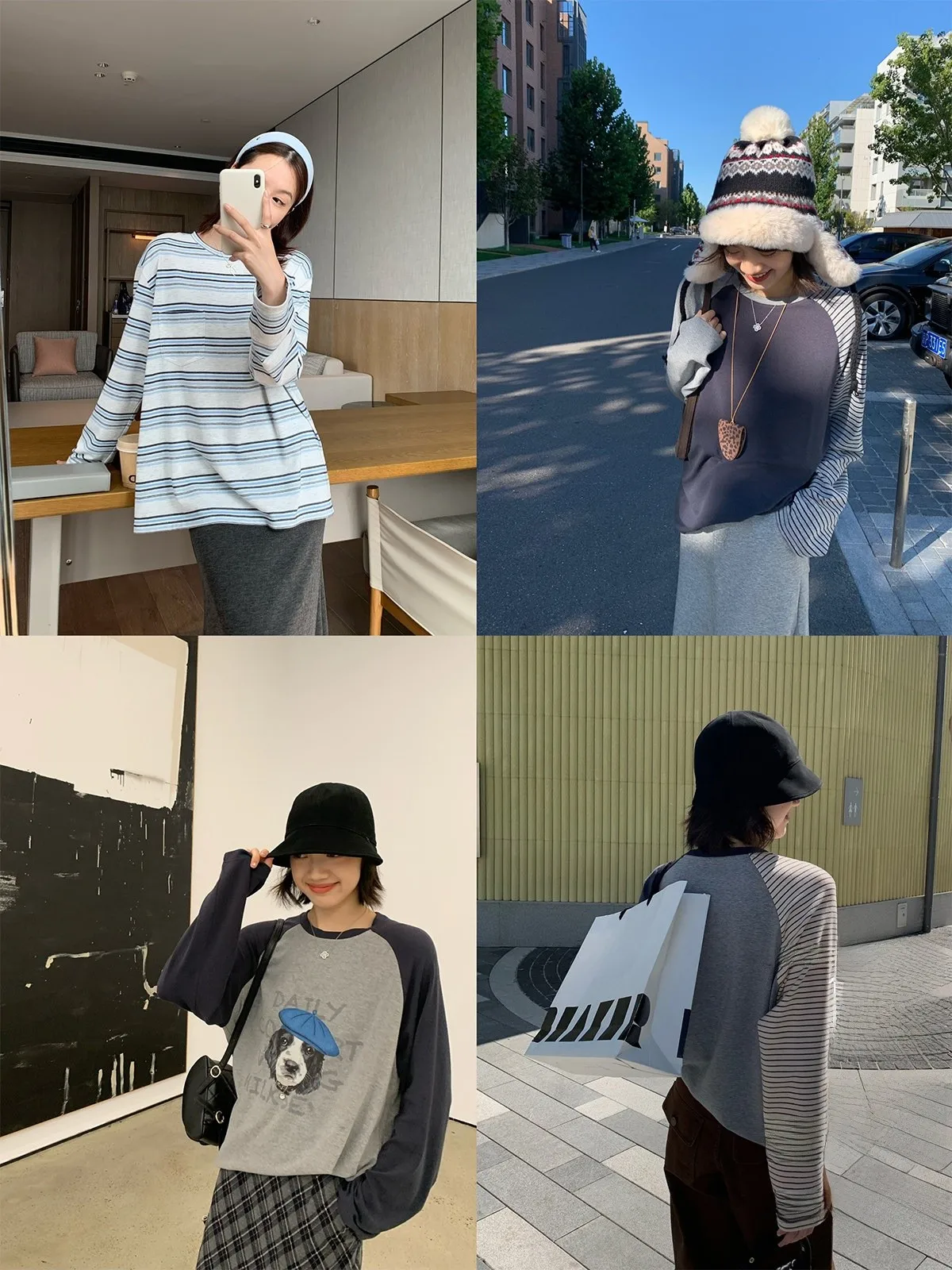 Comfortable Long Sve Striped Dog T-irt Loose Fit Casual Sle Women's Tee Soft And Plu oulder Insert Autumn Wear
Comfortable Long Sve Striped Dog T-irt Loose Fit Casual Sle Women's Tee Soft And Plu oulder Insert Autumn Wear