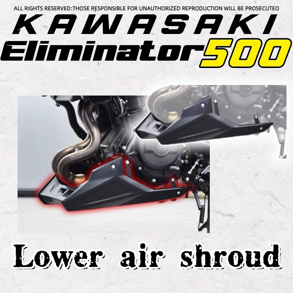 For Kawasaki Eliminator 500 lower deflector engine guard bottom support protective cover decorative plate special accessories
For Kawasaki Eliminator 500 lower deflector engine guard bottom support protective cover decorative plate special accessories