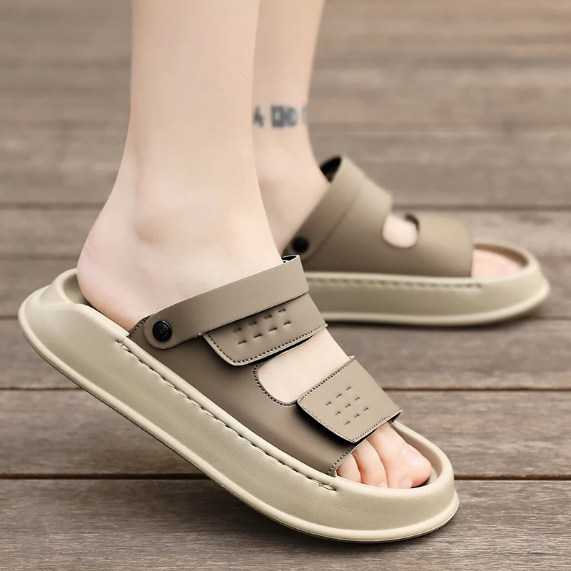 Men's Summer Outdoor Casual Sandals Anti-Slip Wear-Resistant Thick Bottom Two-Use Slippers Driving Comfortable Breathable Fli...
Men's Summer Outdoor Casual Sandals Anti-Slip Wear-Resistant Thick Bottom Two-Use Slippers Driving Comfortable Breathable Fli...