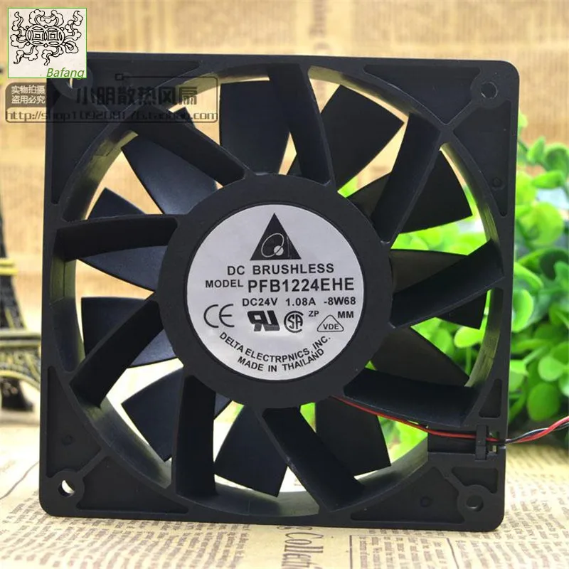 Ltsf For Delta PFB1224EHE 24V DC 1.08A 21,6 W 4000RPM 12cm 12038 120x120x38mm Ventilador De Refrigeración Convertidor De Frecue
Ltsf For Delta PFB1224EHE 24V DC 1.08A 21,6 W 4000RPM 12cm 12038 120x120x38mm Ventilador De Refrigeración Convertidor De Frecue