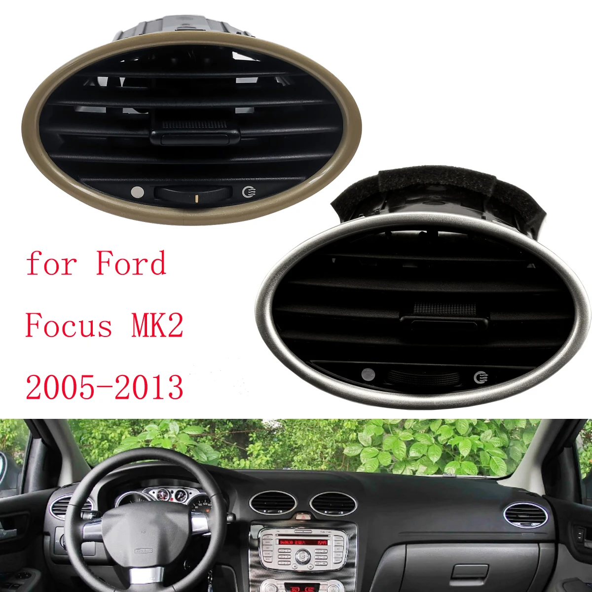 1/2pcs Front Dash Center Air Conditioning Outlet Vent Grille Assy For Ford Focus MK2 2005-2013 4M51A014L21AD 4M51-A014L21-AD
1/2pcs Front Dash Center Air Conditioning Outlet Vent Grille Assy For Ford Focus MK2 2005-2013 4M51A014L21AD 4M51-A014L21-AD