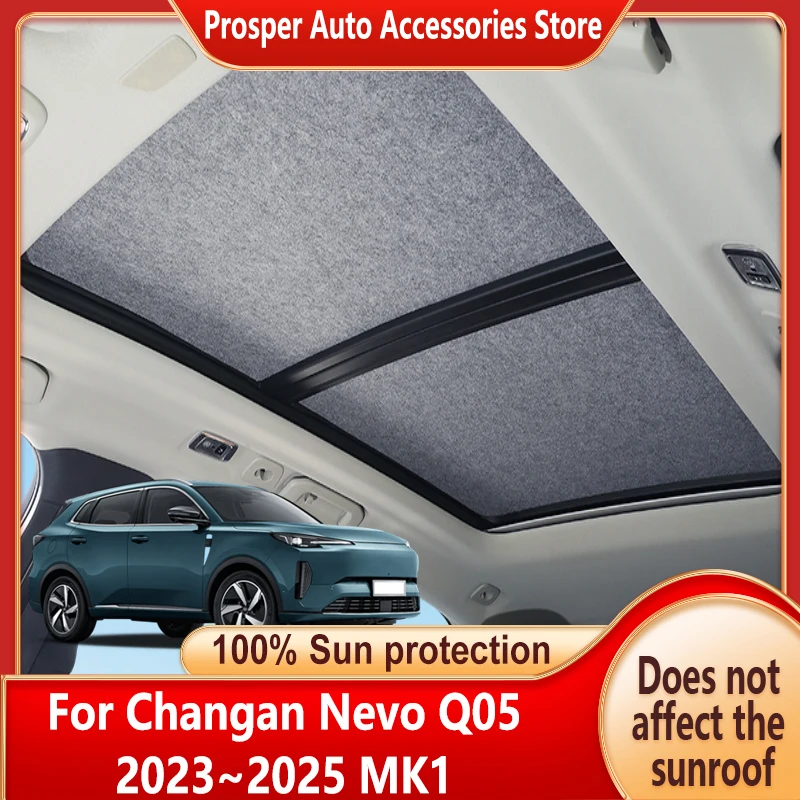 Panoramic Sunroof Insulation Roof Visor For Changan Nevo Q05 2023~2025 24 MK1 Protection Adsorption Sky Curtain Sunshade Anti-UV
Panoramic Sunroof Insulation Roof Visor For Changan Nevo Q05 2023~2025 24 MK1 Protection Adsorption Sky Curtain Sunshade Anti-UV