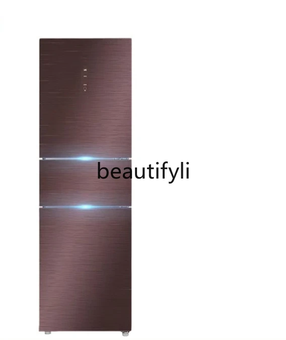 Refrigerator with three doors, household air-cooled and frost-free rental room, apartment freezer
Refrigerator with three doors, household air-cooled and frost-free rental room, apartment freezer