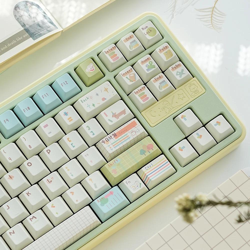 FBB Keycaps Schedule Carton Enrong PBT MX Switches For Mechanical Keyboard Keycap DIY PC Accessories Cute Gift For Girl Woman
FBB Keycaps Schedule Carton Enrong PBT MX Switches For Mechanical Keyboard Keycap DIY PC Accessories Cute Gift For Girl Woman