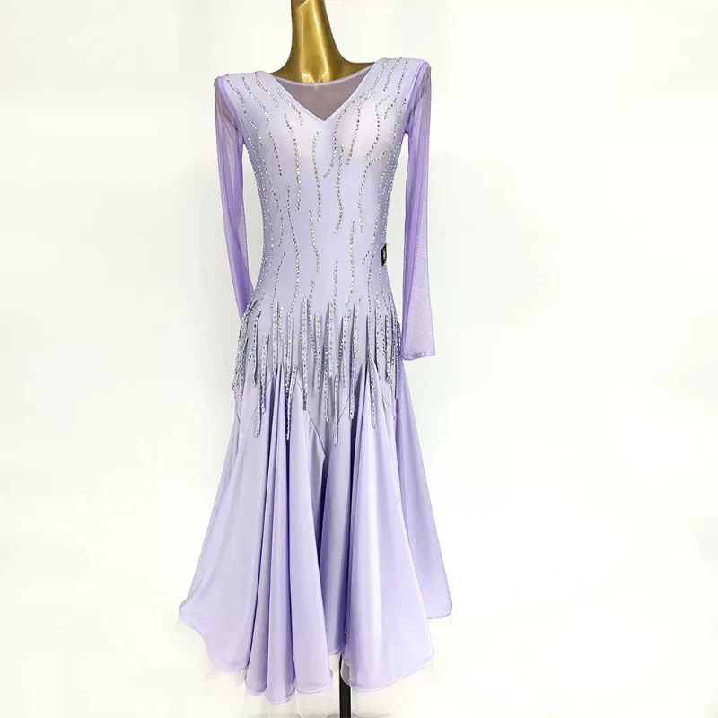 Продвинутая настройка, платья для бальных танцев, женские фиолетовые стандартные бальные юбки для взрослых, одежда для вальса и бальных танцев
Продвинутая настройка, платья для бальных танцев, женские фиолетовые стандартные бальные юбки для взрослых, одежда для вальса и бальных танцев