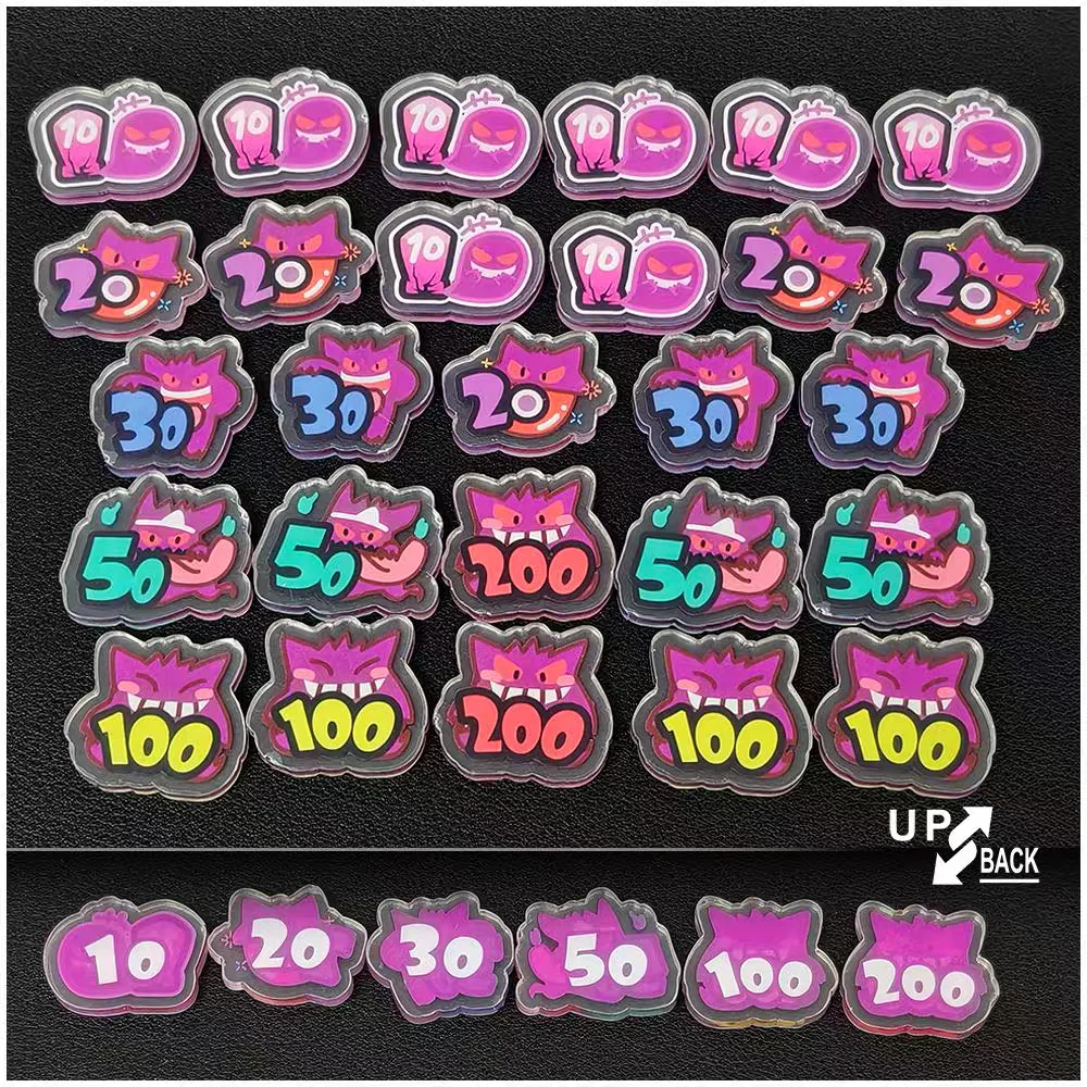 PTCG Pokemon Anime Damage Counter Damage Indicator Gengar Acrylic Score Board Role Playing Game Tabletop Game Gift
PTCG Pokemon Anime Damage Counter Damage Indicator Gengar Acrylic Score Board Role Playing Game Tabletop Game Gift