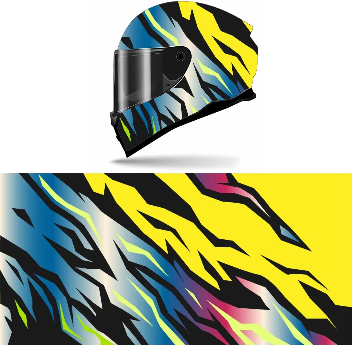 Gradient irregular graphic stripes Motorcycle Helmet Stickers Self Adhesive Racing Custom Helmet Decal Wrap Vinyl Decal Stickers
Gradient irregular graphic stripes Motorcycle Helmet Stickers Self Adhesive Racing Custom Helmet Decal Wrap Vinyl Decal Stickers