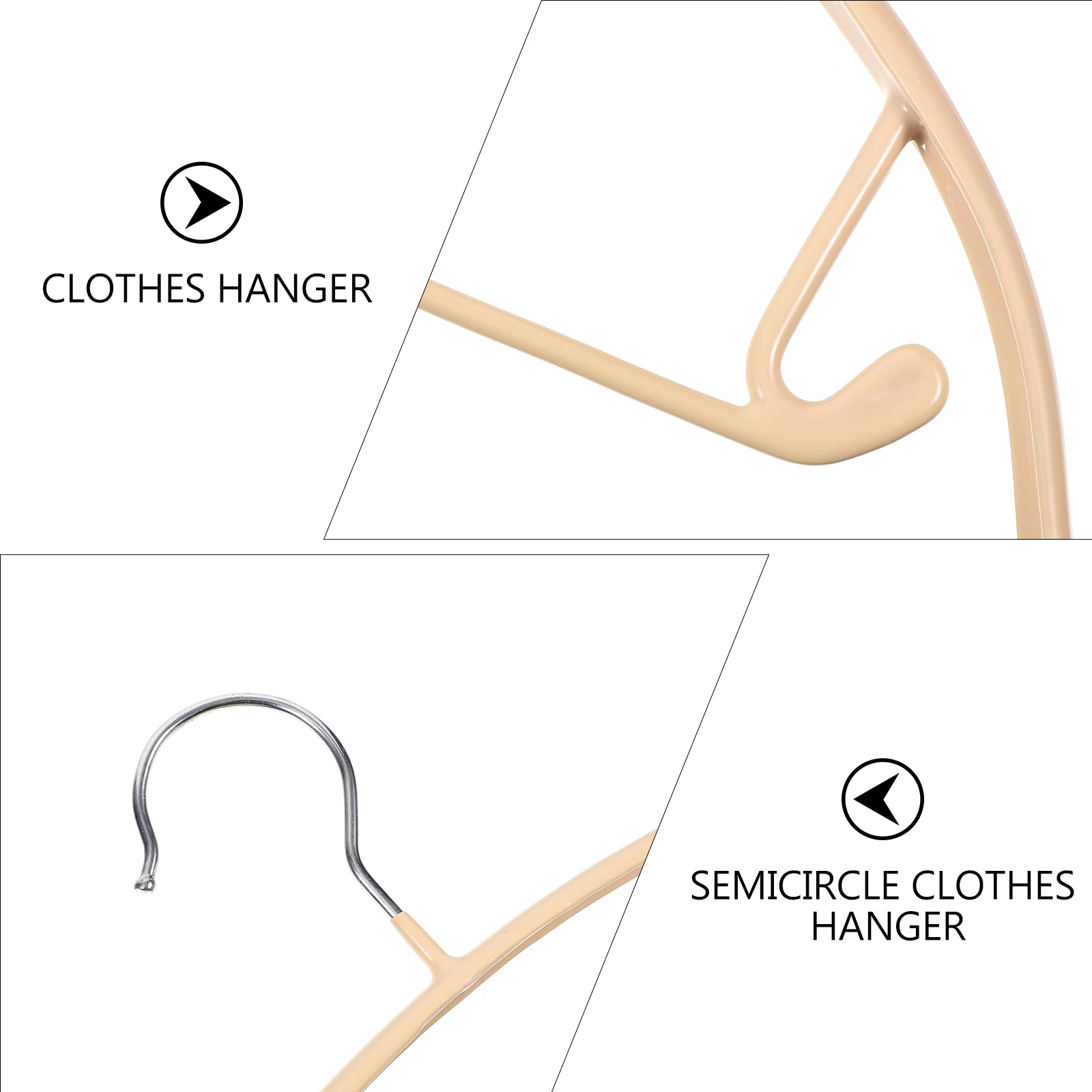 10pcs Pvc Coated Stainless Steel Clothes Hanger Skidproof Heavy Duty Anti-Slip Traceless Hangers For Coats Sweaters Skirts Space
10pcs Pvc Coated Stainless Steel Clothes Hanger Skidproof Heavy Duty Anti-Slip Traceless Hangers For Coats Sweaters Skirts Space
