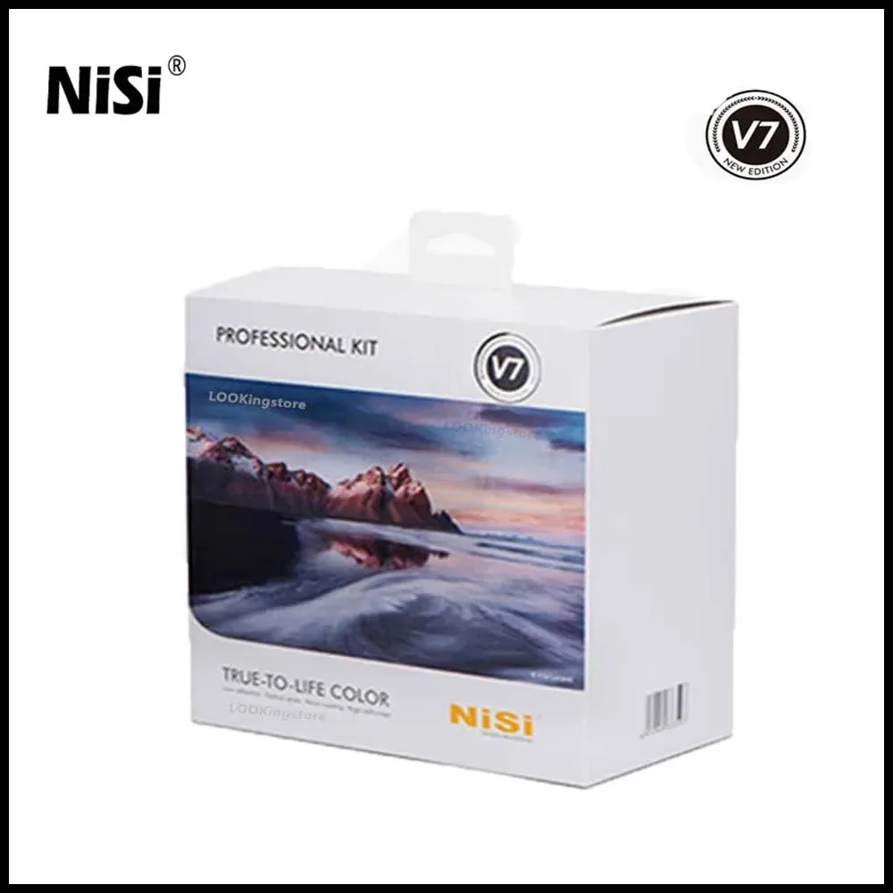 Nisi V7 100mm Filter Kit 100mm Filter Holder Kit with True Color CPL Filter For Photography Filter Accessories Kit
Nisi V7 100mm Filter Kit 100mm Filter Holder Kit with True Color CPL Filter For Photography Filter Accessories Kit