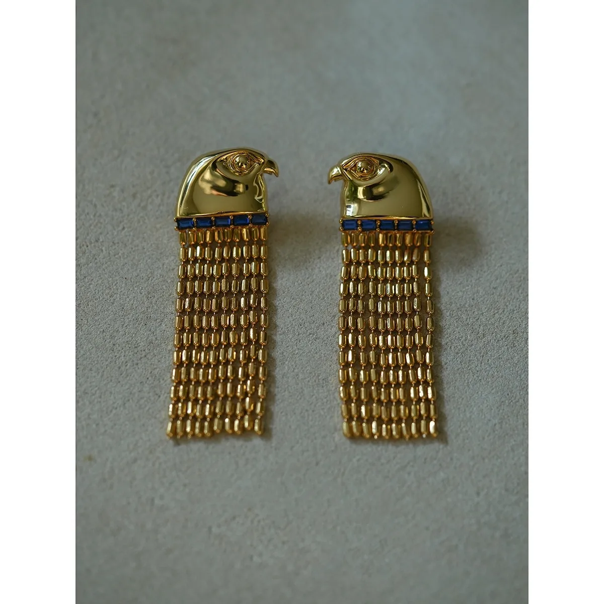 18K Gold Plated Eagle Tassel Drop Dangle Long Earring 925 Silver Pin Bird Ear Stud Women Fashion Accessories Jewelry Wholesale
18K Gold Plated Eagle Tassel Drop Dangle Long Earring 925 Silver Pin Bird Ear Stud Women Fashion Accessories Jewelry Wholesale
