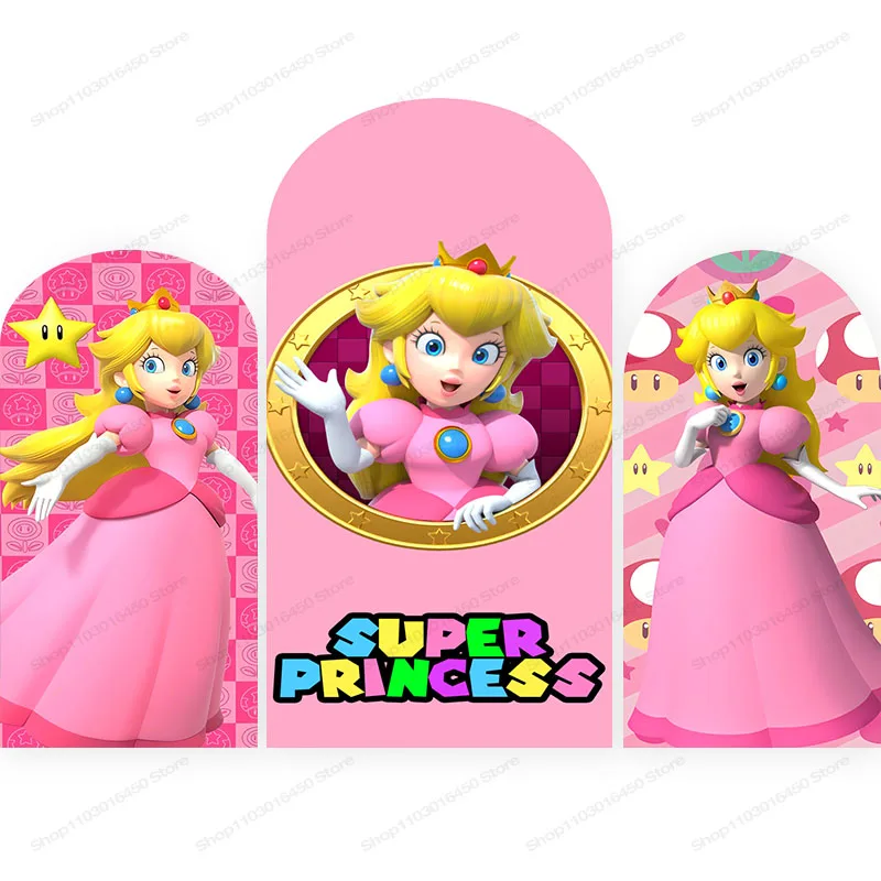 Super Mario Princess Arch Backdrop Kids Birthday Party Decoration Girl Doublesides Photography Background Polyester Studio Props
Super Mario Princess Arch Backdrop Kids Birthday Party Decoration Girl Doublesides Photography Background Polyester Studio Props