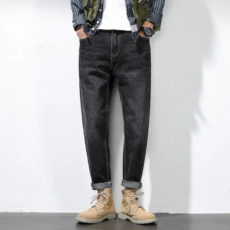Harem Man Cowboy Pants Y2k Vintage 2025 Trend Y 2k Luxury Wide Leg Autumn Clothing Cheap Grunge Cotton Denim Kpop Jeans for Men
Harem Man Cowboy Pants Y2k Vintage 2025 Trend Y 2k Luxury Wide Leg Autumn Clothing Cheap Grunge Cotton Denim Kpop Jeans for Men