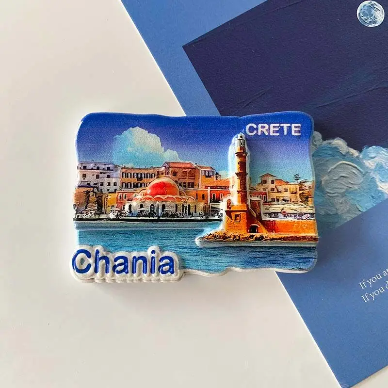 Crete, Greece Landmark Building Tourist Souvenir Creative 3D Fridge Magnet Decoration Gift
Crete, Greece Landmark Building Tourist Souvenir Creative 3D Fridge Magnet Decoration Gift