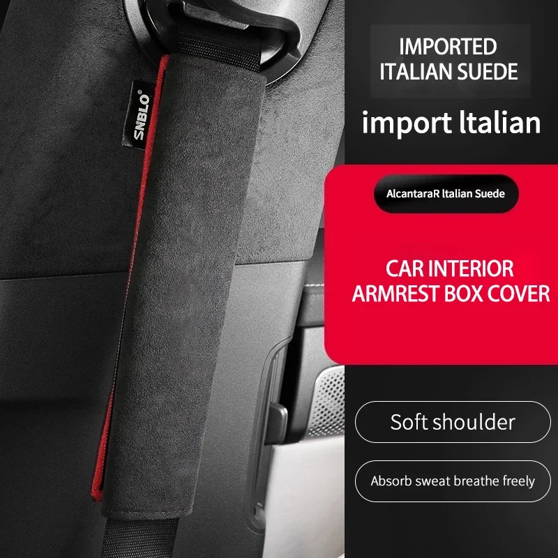 2Pcs Car Styling Seat Belt Cover Customized Logo Alcan tara Suede Seatbelt Shoulder Strap Protector Pads Interior Accessories
2Pcs Car Styling Seat Belt Cover Customized Logo Alcan tara Suede Seatbelt Shoulder Strap Protector Pads Interior Accessories