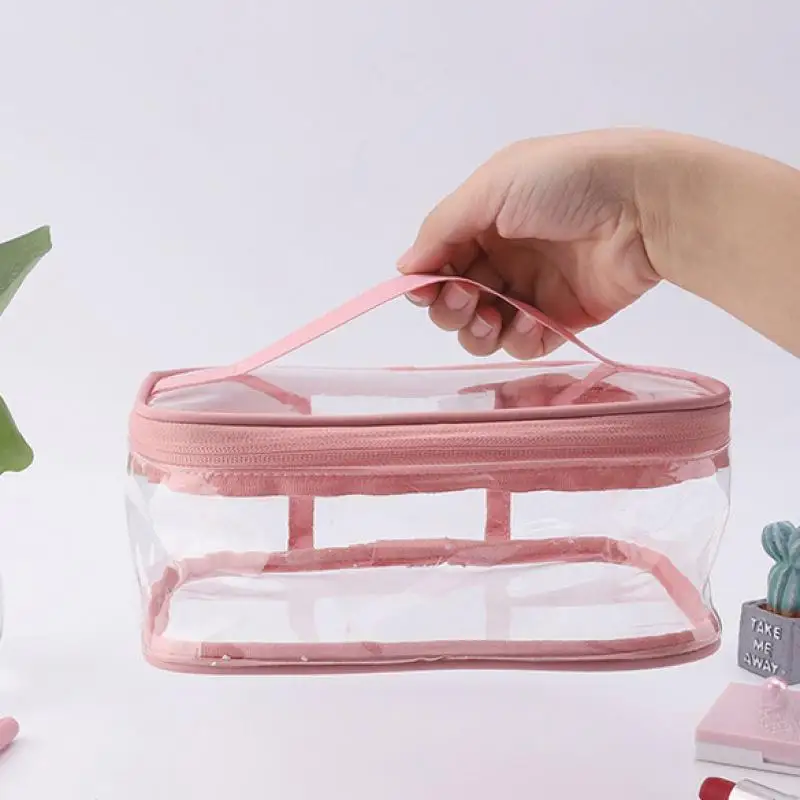 Thickening Transparent Toiletries Bag Waterproof Large Capacity Cosmetic Bag Household Traveling Portable Organizing Storage Bag
Thickening Transparent Toiletries Bag Waterproof Large Capacity Cosmetic Bag Household Traveling Portable Organizing Storage Bag