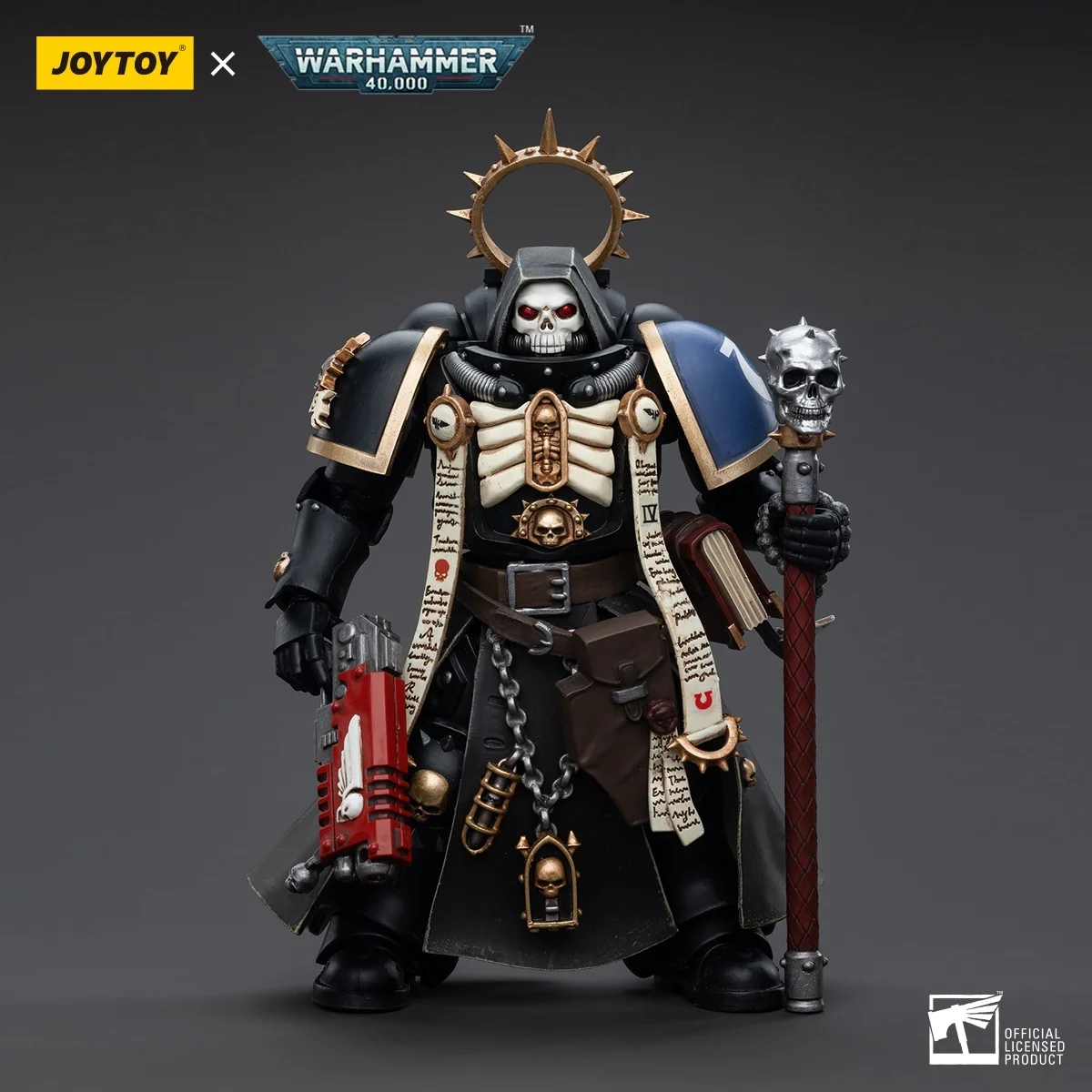 JOYTOY 40k Ultramarines Primaris Chaplain Brother Varus Фигурки Украшения Оригинальная коллекция кукол Подарочная модель
JOYTOY 40k Ultramarines Primaris Chaplain Brother Varus Фигурки Украшения Оригинальная коллекция кукол Подарочная модель