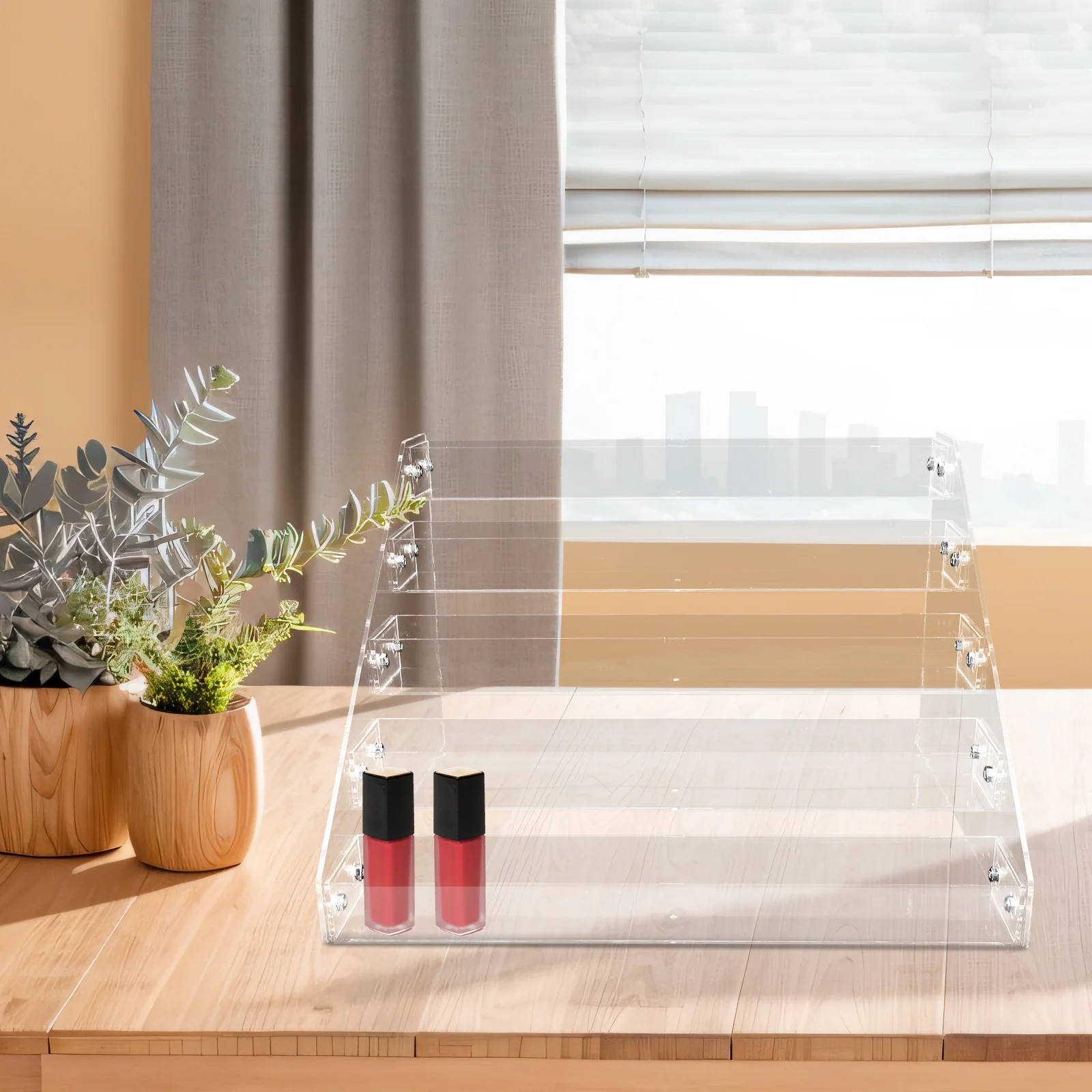 5-уровневый акриловый органайзер для лака для ногтей, стойка для макияжа, помады, тюбика, держатель для эфирных масел, полка для дисплея, подставка для лака для ногтей
5-уровневый акриловый органайзер для лака для ногтей, стойка для макияжа, помады, тюбика, держатель для эфирных масел, полка для дисплея, подставка для лака для ногтей