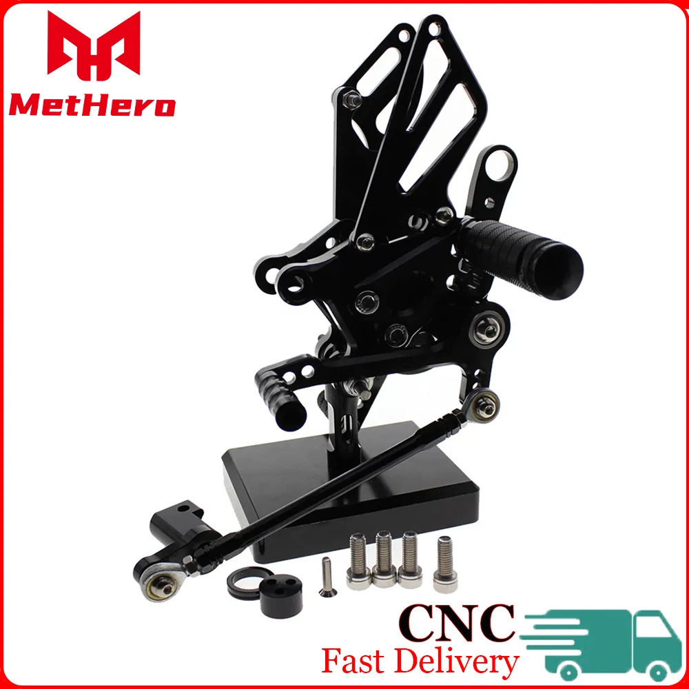 CNC Aluminum Motorcycle Rearset Footpeg Footrest Foot Pedal Peg Fit For Aprilia RSV4 RF Factory RR 1000 2009-2013 2014 2015 2016
CNC Aluminum Motorcycle Rearset Footpeg Footrest Foot Pedal Peg Fit For Aprilia RSV4 RF Factory RR 1000 2009-2013 2014 2015 2016