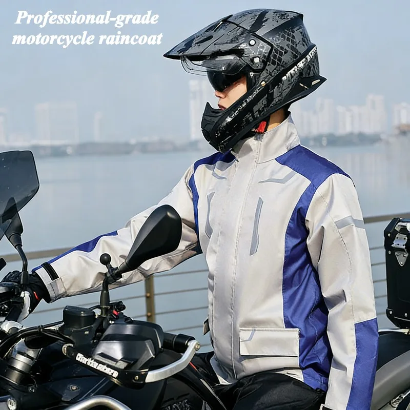 Rainstorm-proof split raincoat rain pants set waterproof clothing for cycling rain suit equipo de lluvia para moto
Rainstorm-proof split raincoat rain pants set waterproof clothing for cycling rain suit equipo de lluvia para moto