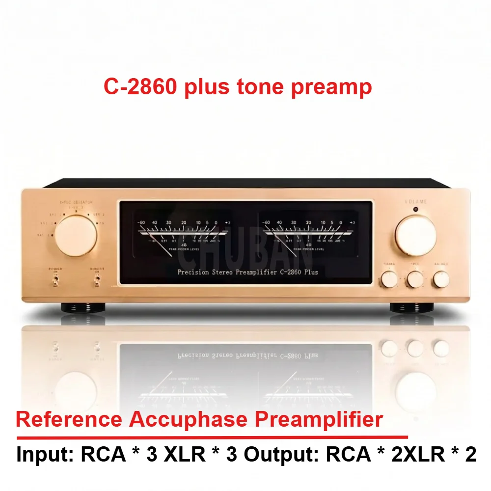 CHUBAN Reference Accuphase C-2860plus Fully Balanced Tone Preamplifier HiFi Audiophile Home Audio with Remote Control
CHUBAN Reference Accuphase C-2860plus Fully Balanced Tone Preamplifier HiFi Audiophile Home Audio with Remote Control