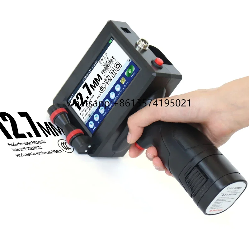 TN3 Smart Handheld Printer 4.3" Touchscreen With Auto Encoder & TIJ Tech For Logo/QR/Date/Image Printing 12.7mm Height
TN3 Smart Handheld Printer 4.3" Touchscreen With Auto Encoder & TIJ Tech For Logo/QR/Date/Image Printing 12.7mm Height