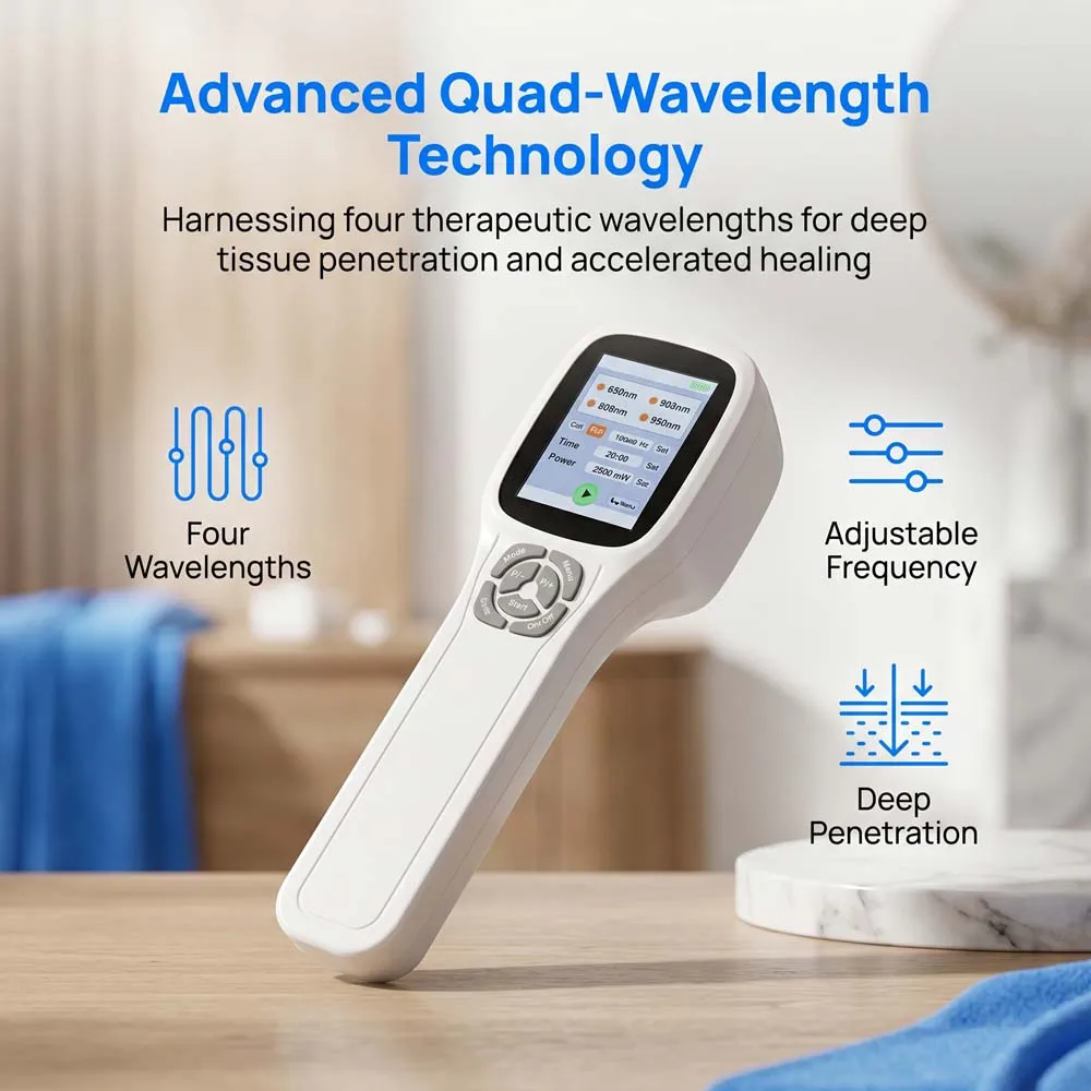 ZJZKTOP 2500mW Multi-Wavelength Red Light Body Massager LLLT PBM Non-Invasive Joint Muscle Comfort for Human Pet Home Office Travel
ZJZKTOP 2500mW Multi-Wavelength Red Light Body Massager LLLT PBM Non-Invasive Joint Muscle Comfort for Human Pet Home Office Travel