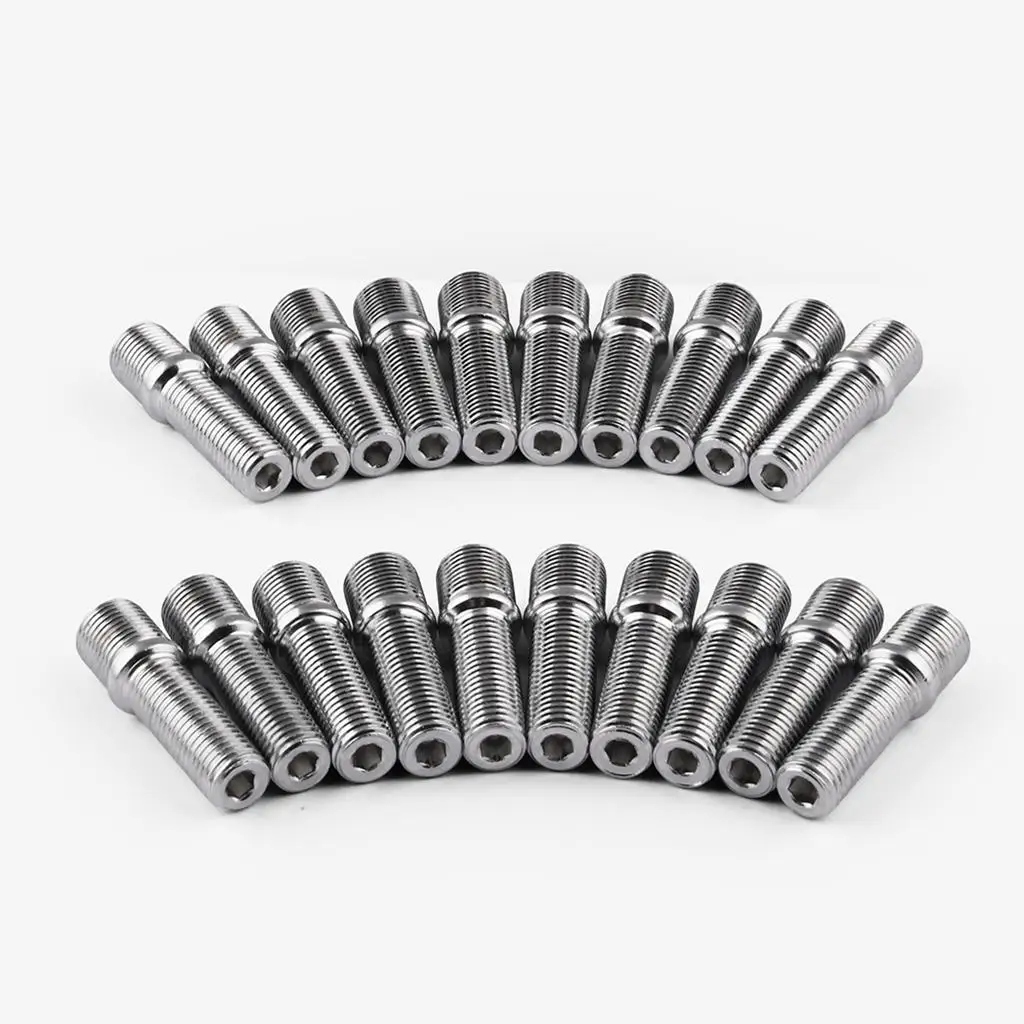 Extended Wheel Stud Conversion Lug Bolts Screw Kit for Alloy Wheels 17 Inch 4 Stud Steel Material 20pcs
Extended Wheel Stud Conversion Lug Bolts Screw Kit for Alloy Wheels 17 Inch 4 Stud Steel Material 20pcs