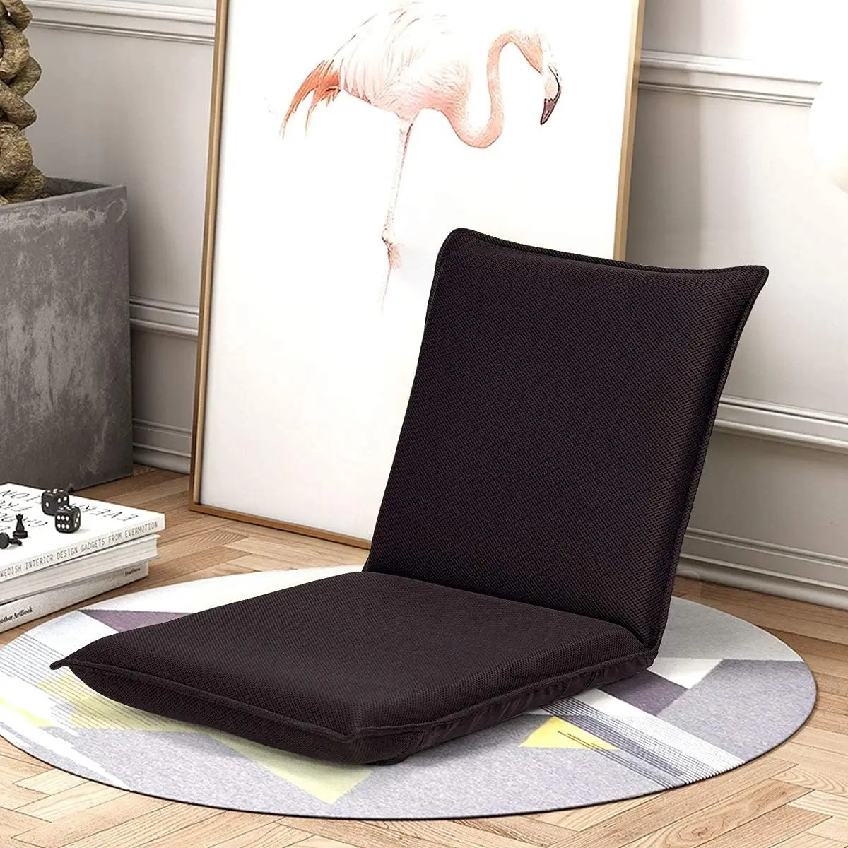 Folding Floor Chair 6-Position Adjustable Meditation Chair Video Gaming Chair With Back Support For Reading Tv Watching,
Folding Floor Chair 6-Position Adjustable Meditation Chair Video Gaming Chair With Back Support For Reading Tv Watching,