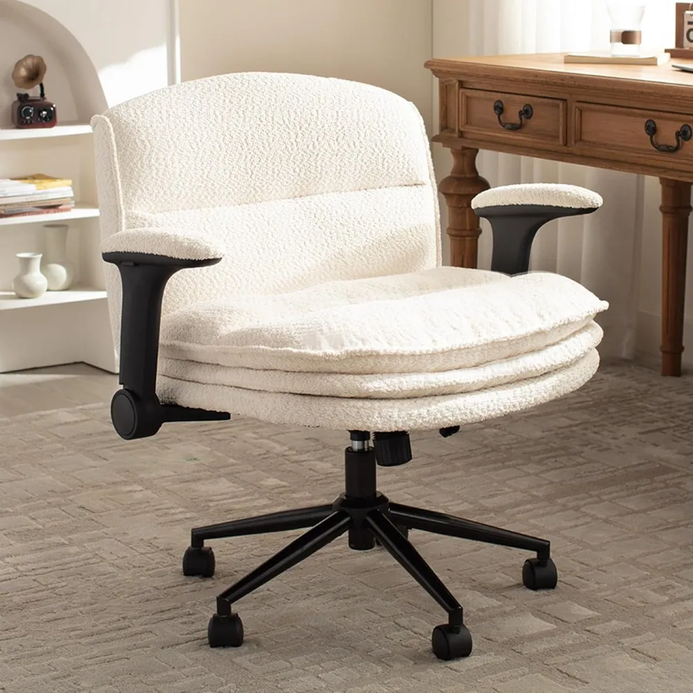 Criss Cross Chair with Adjustable Flip-up Arms and Wheels, Comfort Ergonomic Office Desk Armchair with 3 Layer, Customized
Criss Cross Chair with Adjustable Flip-up Arms and Wheels, Comfort Ergonomic Office Desk Armchair with 3 Layer, Customized